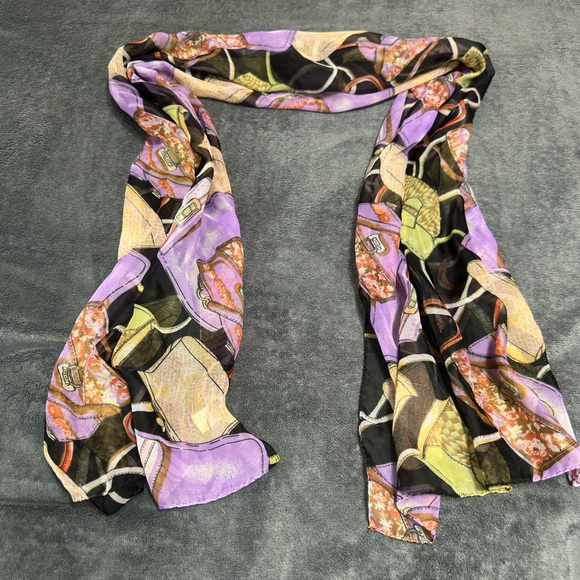 Colorful Patterned Scarf - Picture 1 of 6